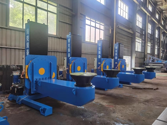 2 Ton L Type Welding Positioner Machine 3 Axis Tilting Welding Table Pengangkatan Hidrolik