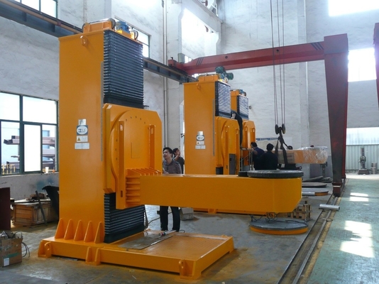3 Axis L Type Welding Positioner Desain Meja Las Miring Hidrolik