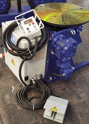300kg Pipe Welding Manipulator Positioner Tipe Basis Tunggal