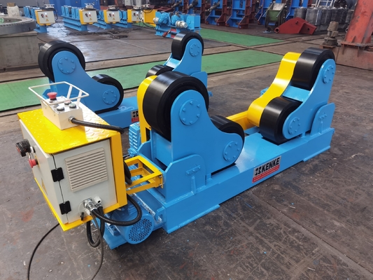 20 Ton Self Aligned Welding Rotator Pipe Weld Rotator Dengan Metal PU Polyurethane Wheels