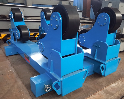 Highly Adjustable Electric Self Aligned Welding Rotator 6-60m/h Dengan Sistem Kontrol PLC