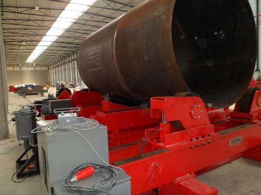 50000 Kg Mesin Rotary Welding Positioner Besar Menara Angin Fit Up Welding Rotator