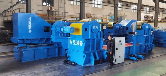 1600 Ton Steel Pipe Welding Rotator Machine Anti Drifting Tank Turning Roller Bolt Tipe Tetap