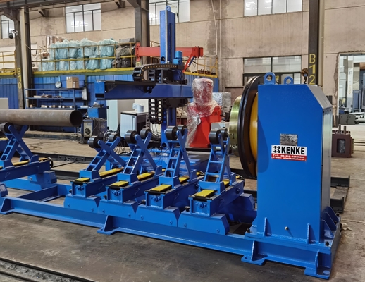 VFD TWB40 Pipe Welding Positioner Dengan 3 Jaw Chuck Dan Dual Support Rollers