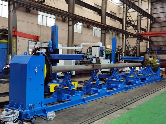 VFD TWB40 Pipe Welding Positioner Dengan 3 Jaw Chuck Dan Dual Support Rollers