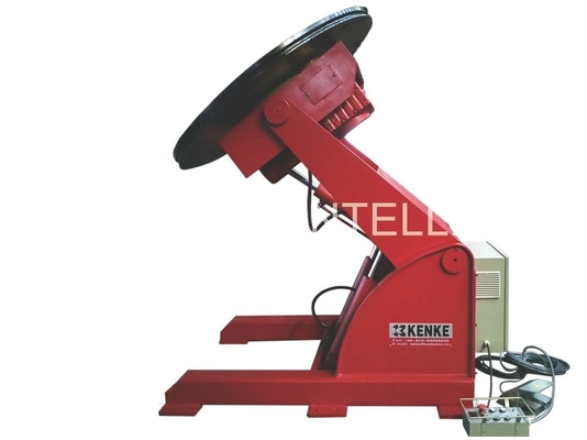 3 Sumbu Pengelasan Hidrolik Positioner Meja Putar Meja Las Miring 1000 Kg