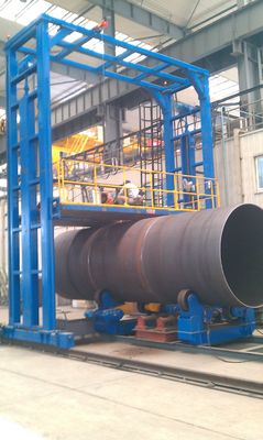 Rotator Pengelasan Self Aligned dengan Kapasitas Penggerak 60 Ton, Kecepatan Roller 6-60m/jam, dan Kecepatan Rotator 100-1000mm/menit untuk Pengelasan Otomatis